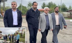 بازدید اعضای شورای اسلامی با همراهی شهردار رشت از پیشرفت پروژه گردشگری تالاب عینک